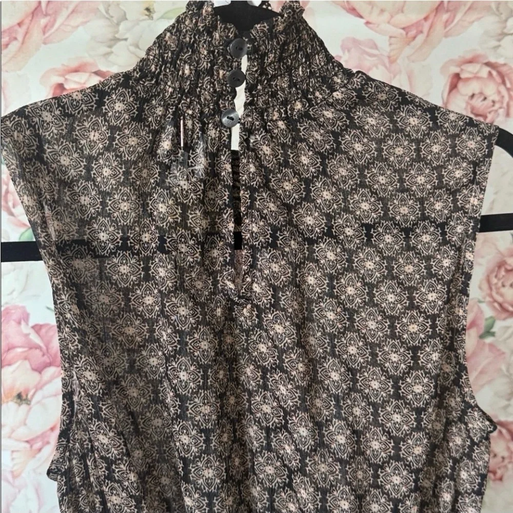 Misa Los Angeles Black and Brown High Low Dress- NWOT - Picture 7 of 8